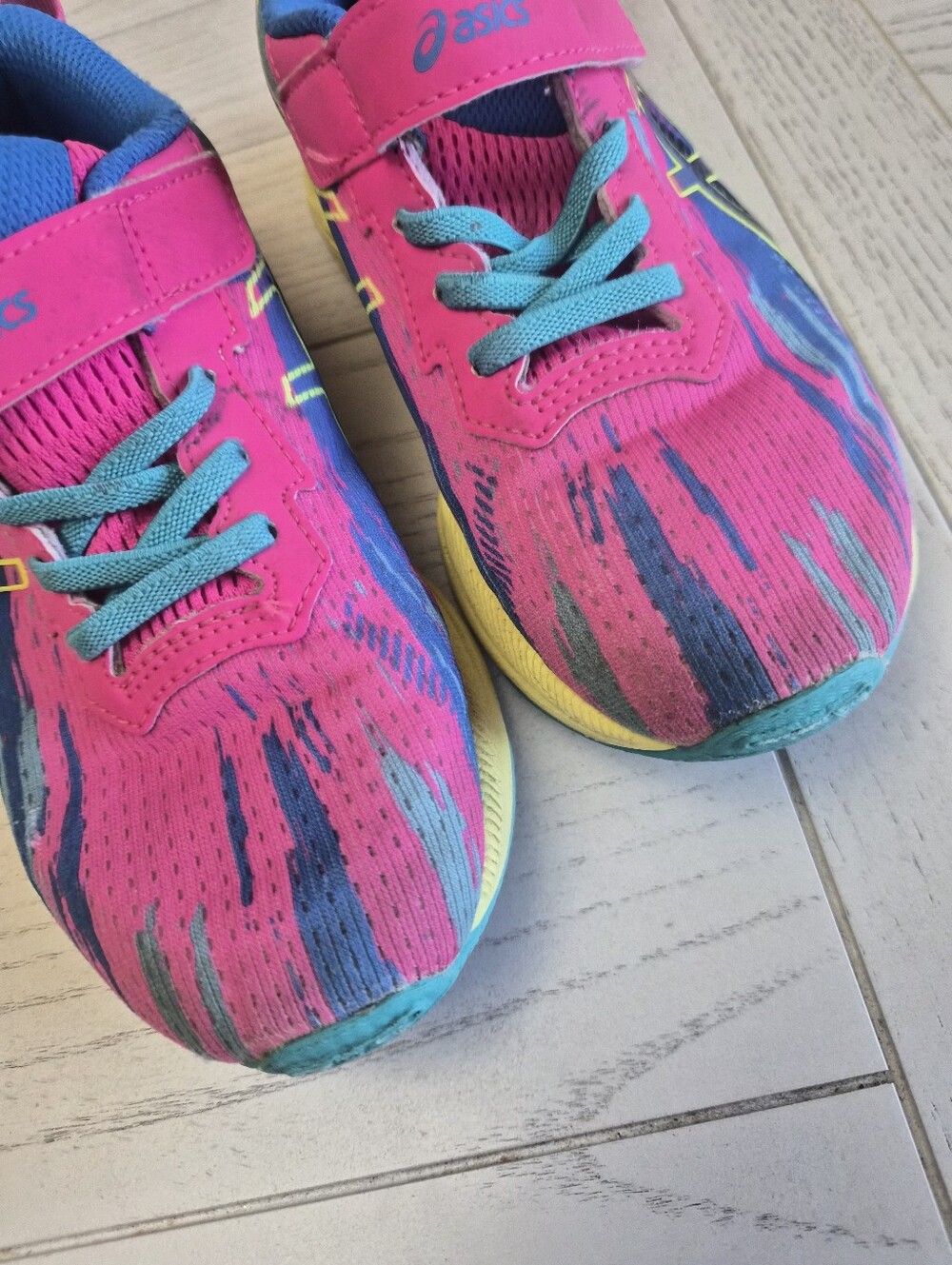 ASICS girls Pre Nosa Shoes Size 1.5 Pink - Picture 8 of 11